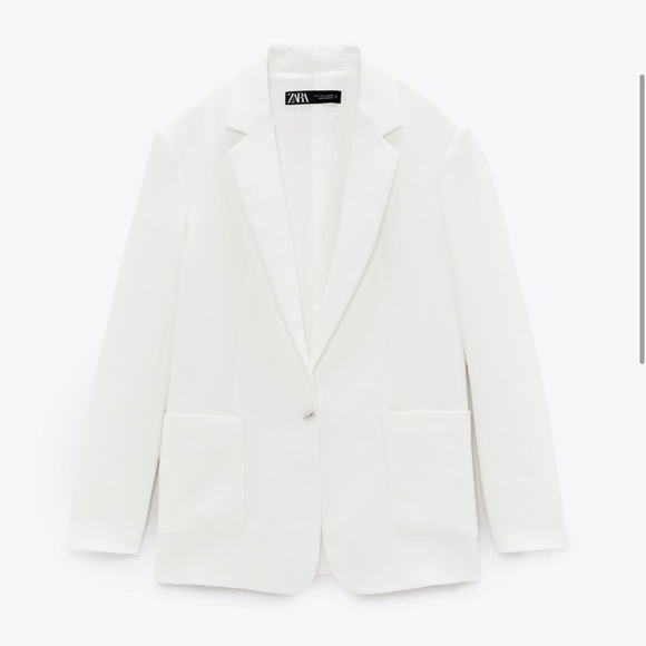 Zara Jackets & Blazers - Zara Women’s Oversized White Blazer